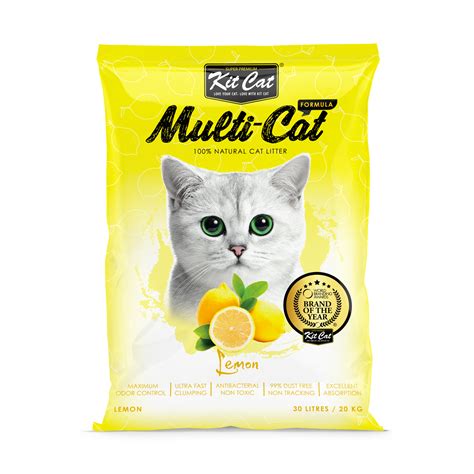Cat litter infused with citrus magic